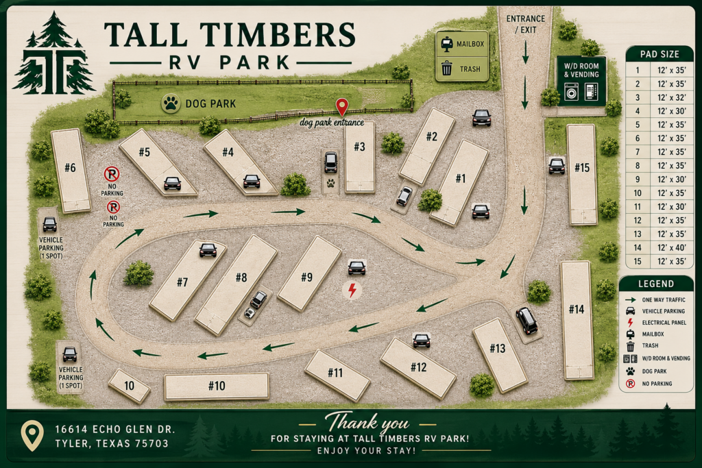 tall timbers park map